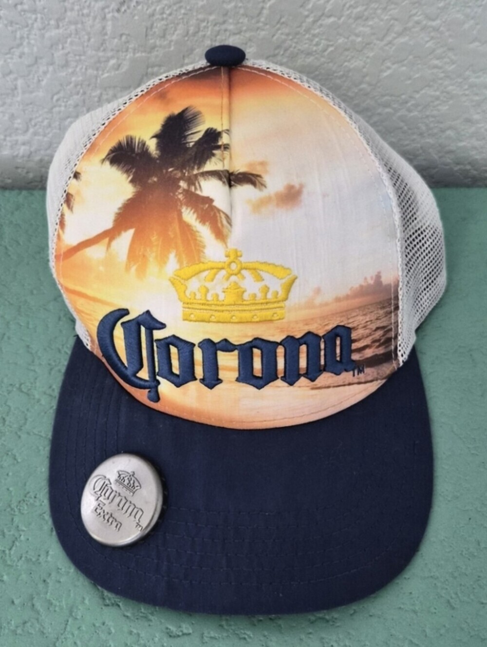 Corona Extra Trucker Hat Surf Beach Lake Life Snapback Cap